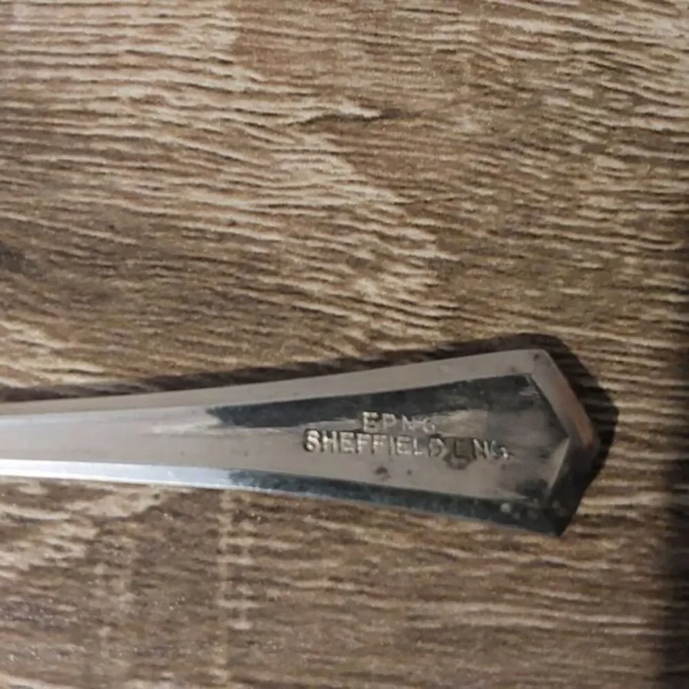 Vintage EPNS A1 SHEFFIELD ENGLAND‎ Silver Service Cutlery Sugar Spoon